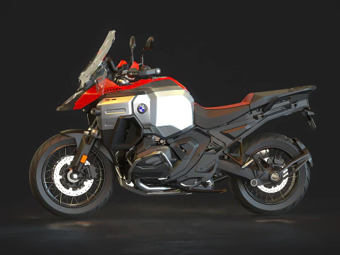 Base model BMW R1300G Adventure 2025 3D Model