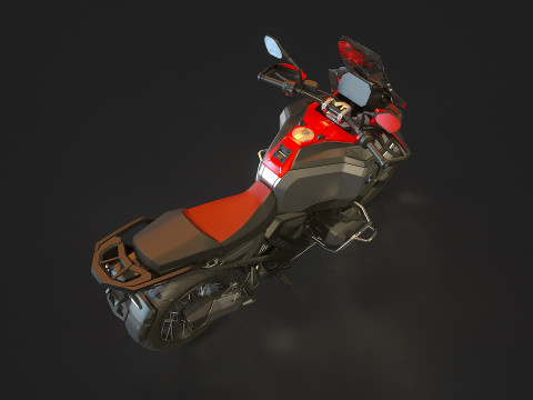 Base model BMW R1300G Adventure 2025 3D Model