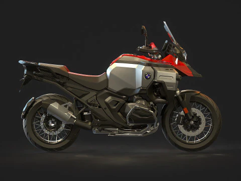 Base model BMW R1300G Adventure 2025 3D Model