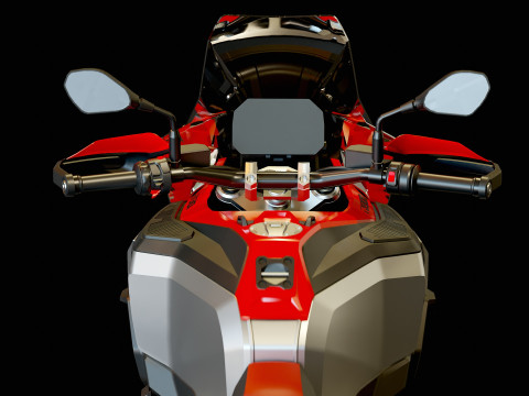 Base model BMW R1300G Adventure 2025 3D Model