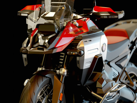 Base model BMW R1300G Adventure 2025 3D Model