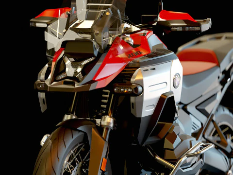 Base model BMW R1300G Adventure 2025 3D Model
