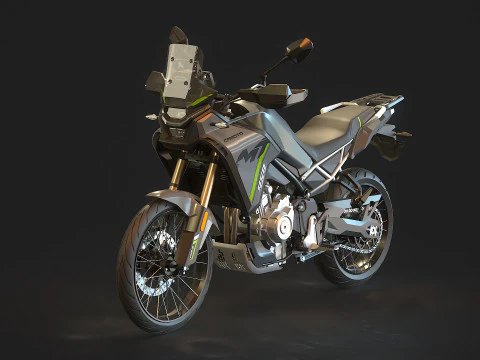 Base model CF Moto 450 2024 3D Model