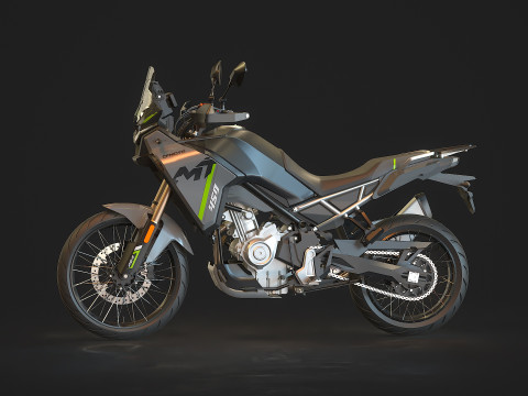 Base model CF Moto 450 2024 3D 模型
