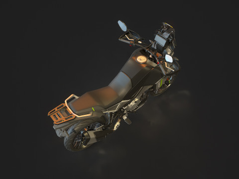 Base model CF Moto 450 2024 3D 模型