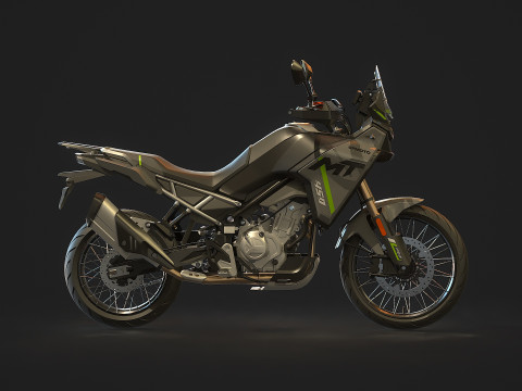 Base model CF Moto 450 2024 3D 模型