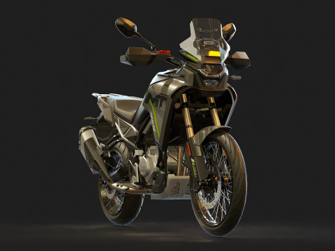 Base model CF Moto 450 2024 3D 模型
