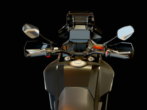 Base model CF Moto 450 2024 3D 模型