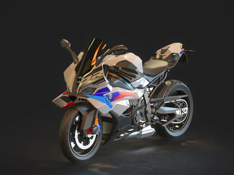 Modelo b&aacute;sico BMW S-1000-R-R 2025 Modelo 3D