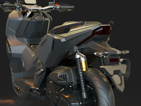 Base model Honda ADV 350 2025 3D Model