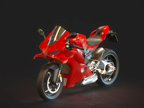 Modelo b&aacute;sico Ducati Panigale 2025 Modelo 3D
