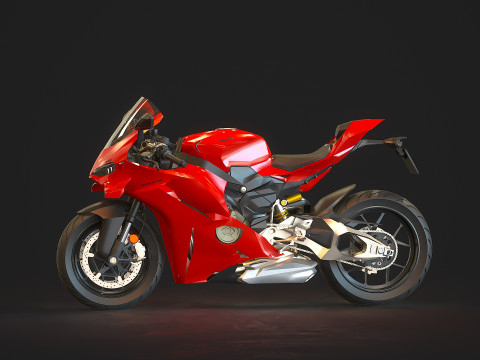 Base model Ducati Panigale 2025 Modelo 3D