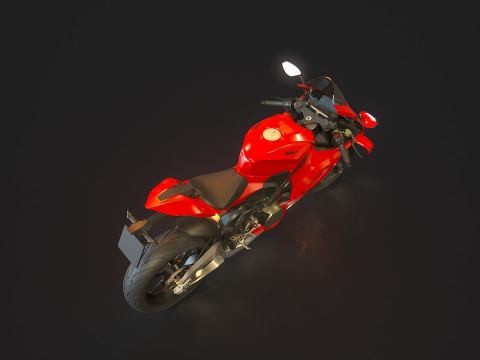 Base model Ducati Panigale 2025 Modelo 3D