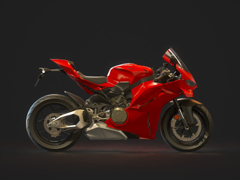 Base model Ducati Panigale 2025 Modelo 3D