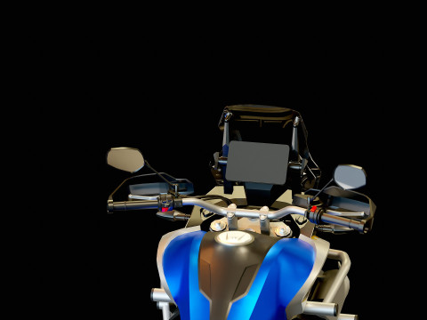 Base model MOTO 800 MT 2024 Modello 3D