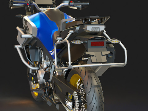 Base model MOTO 800 MT 2024 Modello 3D