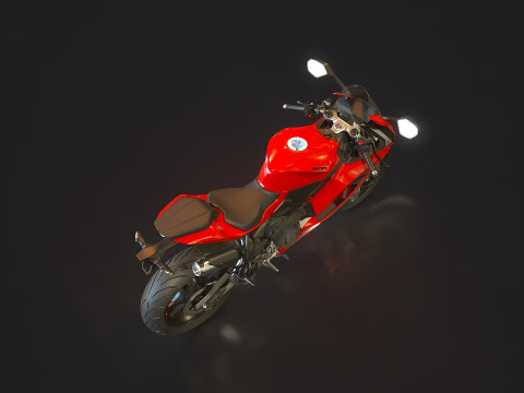 Base model Ducati Panigale V2 2025 3D Модель