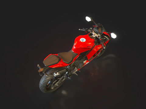Base model Ducati Panigale V2 2025 3D Model