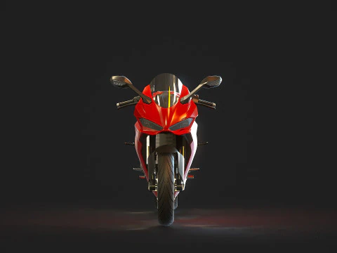 Base model Ducati Panigale V2 2025 3D Model