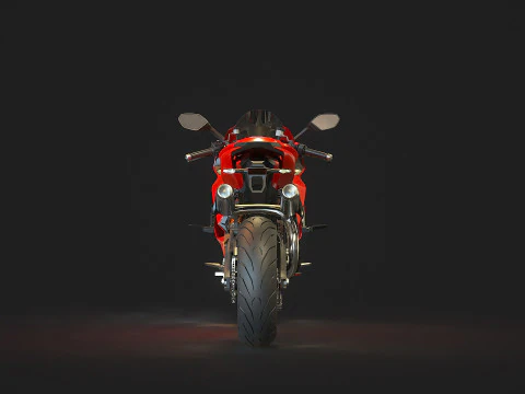 Base model Ducati Panigale V2 2025 3D Model
