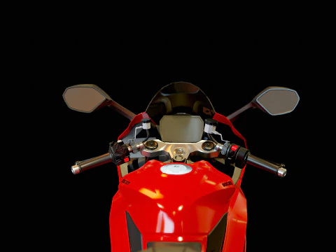Base model Ducati Panigale V2 2025 3D Model