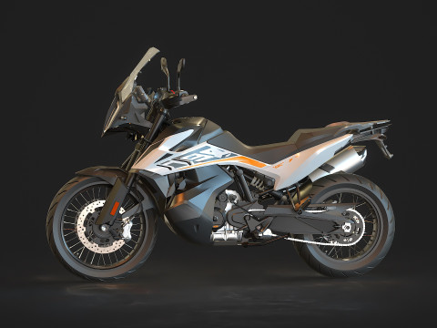Base model KTM 790 Adventure 2019 3D Модель