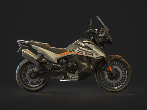 Base model KTM 790 Adventure 2019 3D Модель