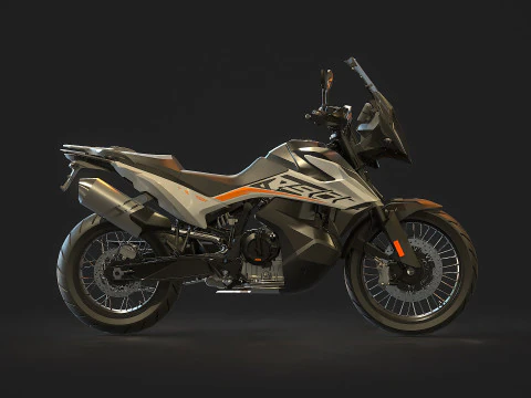 Base model KTM 790 Adventure 2019 3D Model