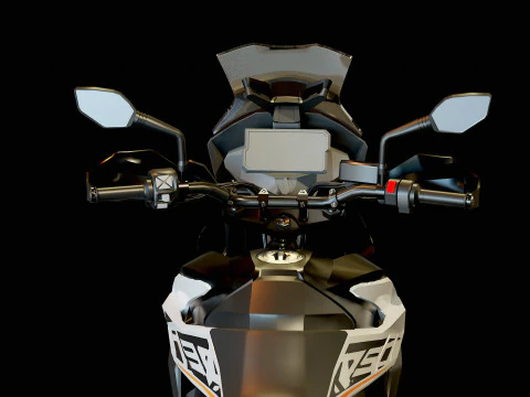 Base model KTM 790 Adventure 2019 3D Model