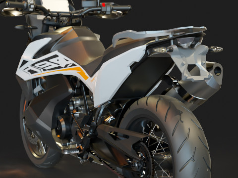Base model KTM 790 Adventure 2019 3D Модель
