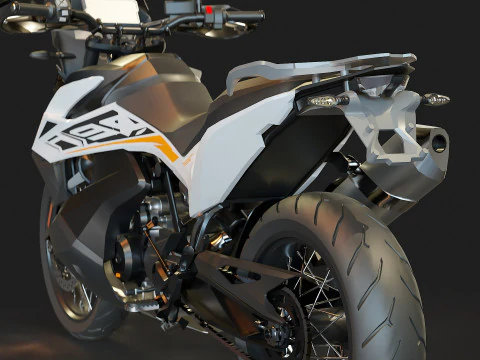 Base model KTM 790 Adventure 2019 3D Model