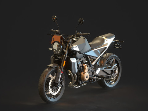 Husqvarna Svartpilen 801 2024 3D Model