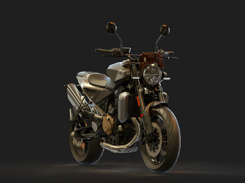 Husqvarna Svartpilen 801 2024 3D 모델