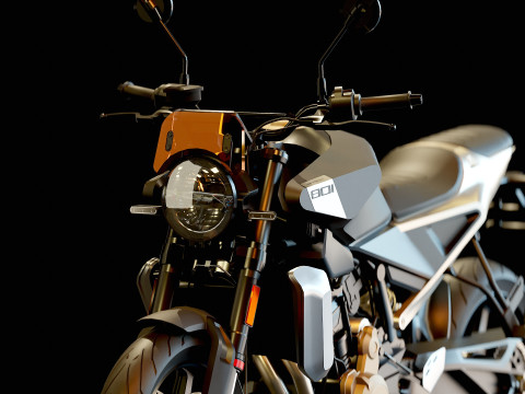 Husqvarna Svartpilen 801 2024 3D 모델
