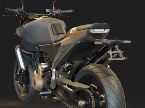 Husqvarna Svartpilen 801 2024 3D 모델