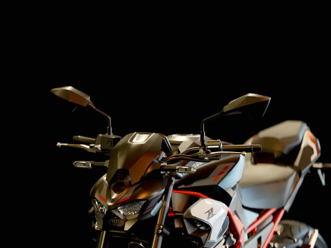 Base model Kawasaki Z900 2025 3D Model