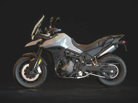 Base model Triumph Tiger 900 GT 2020 3D Model