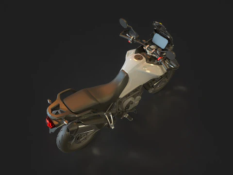 Base model Triumph Tiger 900 GT 2020 3D Model