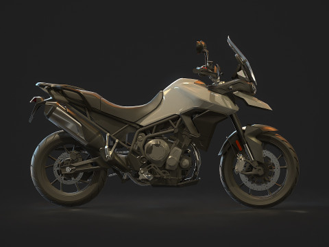 Base model Triumph Tiger 900 GT 2020 Modelo 3D