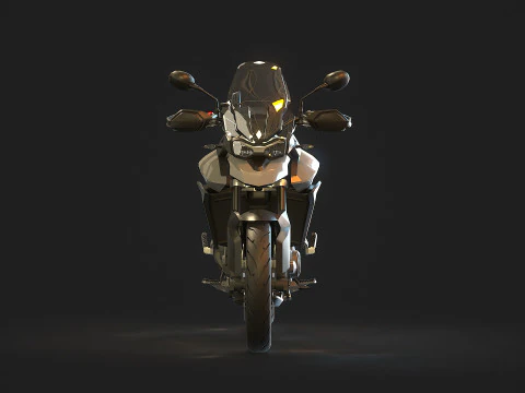 Base model Triumph Tiger 900 GT 2020 3D Model