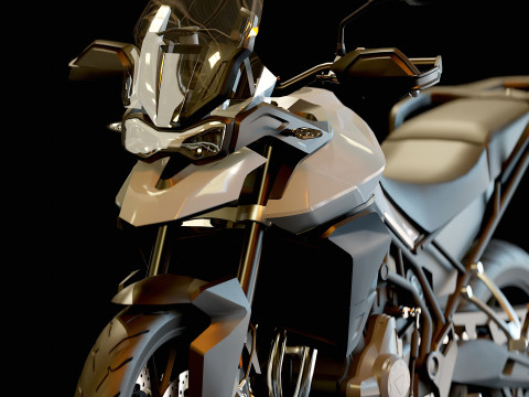 Base model Triumph Tiger 900 GT 2020 Modelo 3D