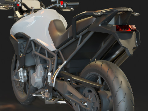 Base model Triumph Tiger 900 GT 2020 Modelo 3D