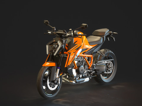 Base model KTM 1390 Super Duke 2024 3D Model