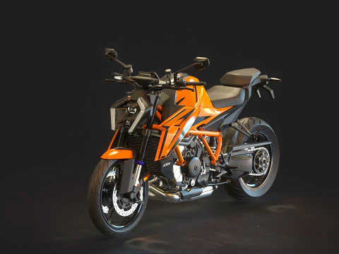 Modelo básico KTM 1390 Super Duke 2024 Modelo 3D
