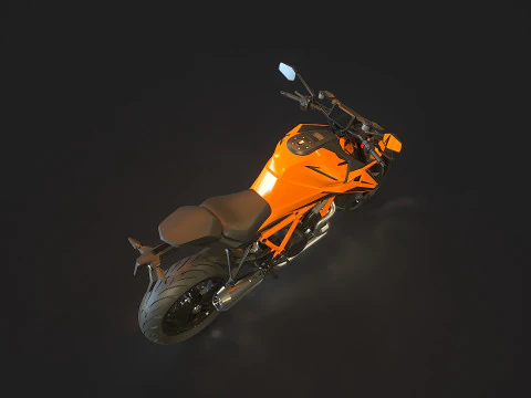 Base model KTM 1390 Super Duke 2024 3D Model