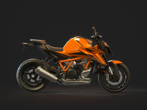 Base model KTM 1390 Super Duke 2024 3D मॉडल