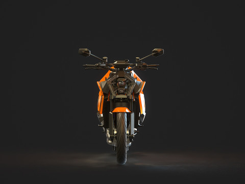 Base model KTM 1390 Super Duke 2024 3D मॉडल
