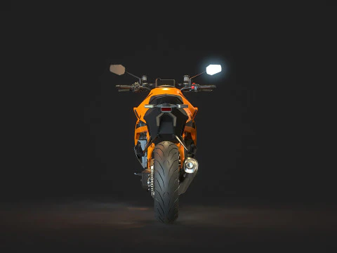 Base model KTM 1390 Super Duke 2024 3D Model
