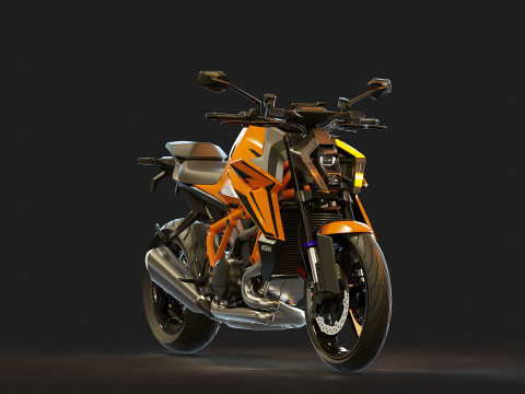 Base model KTM 1390 Super Duke 2024 3D मॉडल