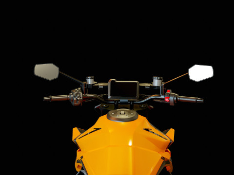 Base model KTM 1390 Super Duke 2024 3D मॉडल